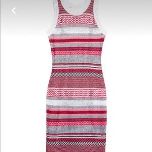 Etcetera Red and white stripped knit dress from etcetera
